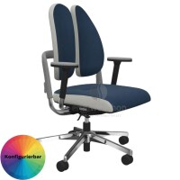 NowyStyl Rohde & Grahl xenium duo back - office swivel chair without headrest (GS certificate type B)