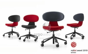 Girsberger Simplex 3D - multifunctional swivel chair (Quick delivery program)