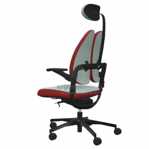 NowyStyl Rohde & Grahl xenium duo back - Office swivel chair with headrest (GS certificate type B)