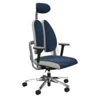 NowyStyl Rohde & Grahl xenium duo back - Office swivel chair with headrest (GS certificate type B)
