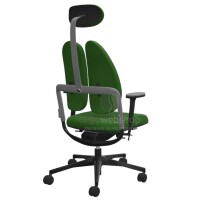 NowyStyl Rohde & Grahl xenium duo back - Office swivel chair with headrest (GS certificate type B)