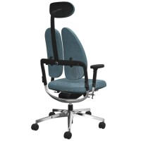 NowyStyl Rohde & Grahl xenium duo back - Office swivel chair with headrest (GS certificate type B)