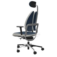NowyStyl Rohde & Grahl xenium duo back - Office swivel chair with headrest (GS certificate type B)