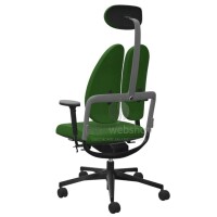 NowyStyl Rohde & Grahl xenium duo back - Office swivel chair with headrest (GS certificate type B)