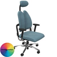 NowyStyl Rohde & Grahl xenium duo back - Office swivel chair with headrest (GS certificate type B)