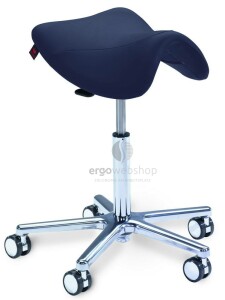 Swippo Lady - Saddle Chair - Saddle Stool (Faux Leather/Leather)