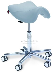 Swippo Lady - Saddle Chair - Saddle Stool (Faux Leather/Leather)