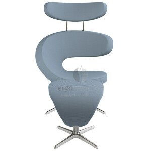 Varier Peel - armchair / comfortable armchair with stool