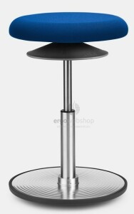Löffler Ergo 1 - Sitzhocker mit Bodenwippe, Pendelhocker oder Stehhilfe (Ø 30 cm)