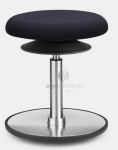 Löffler Ergo 1 - Sitzhocker mit Bodenwippe, Pendelhocker oder Stehhilfe (Ø 30 cm)