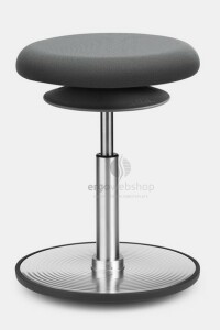 Löffler Ergo 1 - Sitzhocker mit Bodenwippe, Pendelhocker oder Stehhilfe (Ø 30 cm)