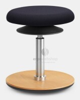 Löffler Ergo 1 - Sitzhocker mit Bodenwippe, Pendelhocker oder Stehhilfe (Ø 30 cm)