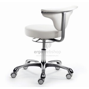 Mayer Sitzmöbel 1252 myJAZZ - Swivel Chair in white faux leather
