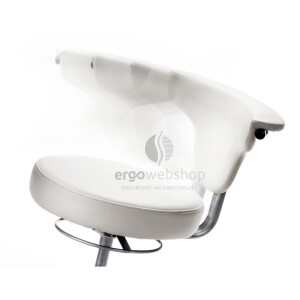 Mayer Sitzmöbel 1252 myJAZZ - Swivel Chair in white faux leather