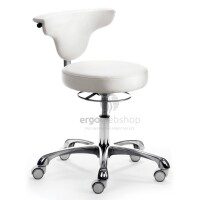 Mayer Sitzmöbel 1252 myJAZZ - Swivel Chair in white faux leather