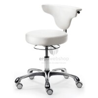 Mayer Sitzmöbel 1252 myJAZZ - Swivel Chair in white faux leather