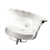 Mayer Sitzmöbel 1252 myJAZZ - Swivel Chair in white faux leather