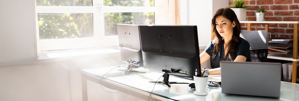 Woman at Desk