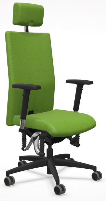 Haider BIOSWING 360 iQ - Bürodrehstuhl mit Nackenstütze 49310-00
