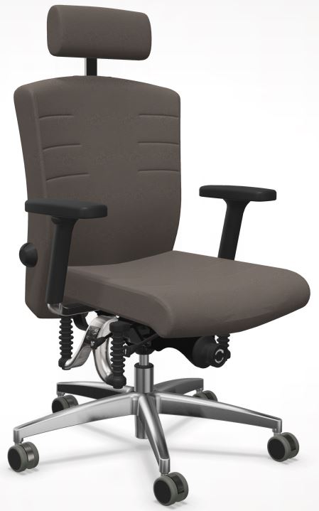 Haider BIOSWING 550 iQ - Bürodrehstuhl mit Nackenstütze 49510-00
