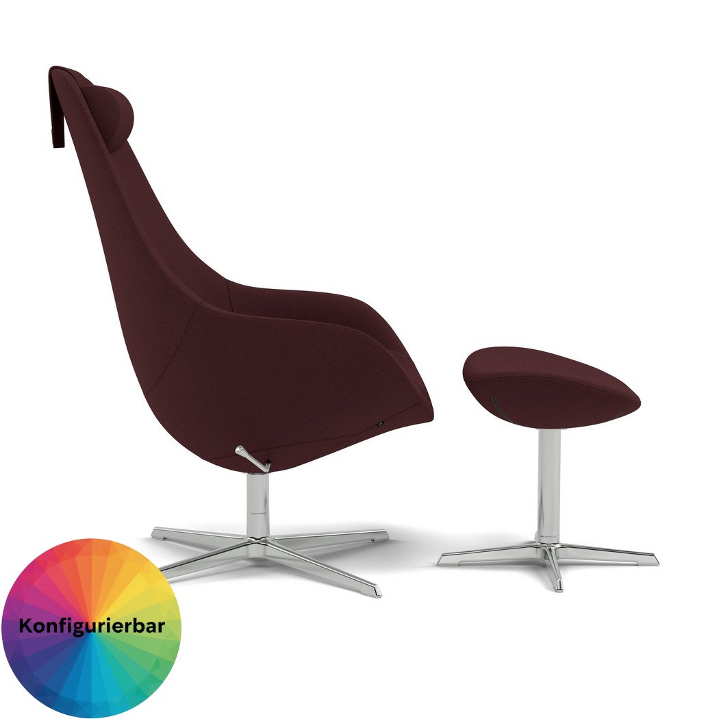 Varier Kokon - Entspannungssessel / Sessel mit Fußhocker Kokon mit Hocker