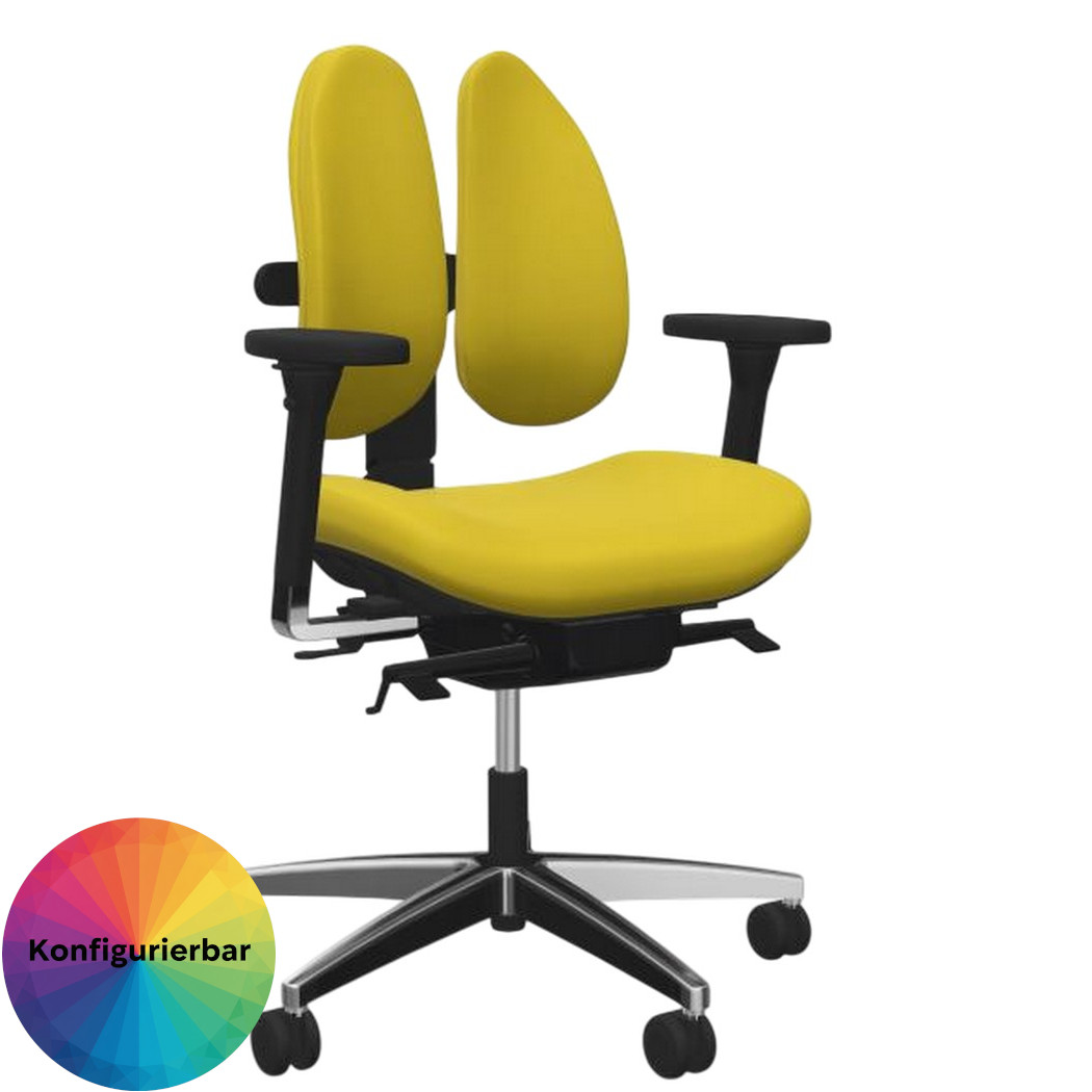 NowyStyl Rohde & Grahl duo-back - Bürodrehstuhl ohne Kopfstütze mit... DUO BACK SWIVEL CHAIR UPH