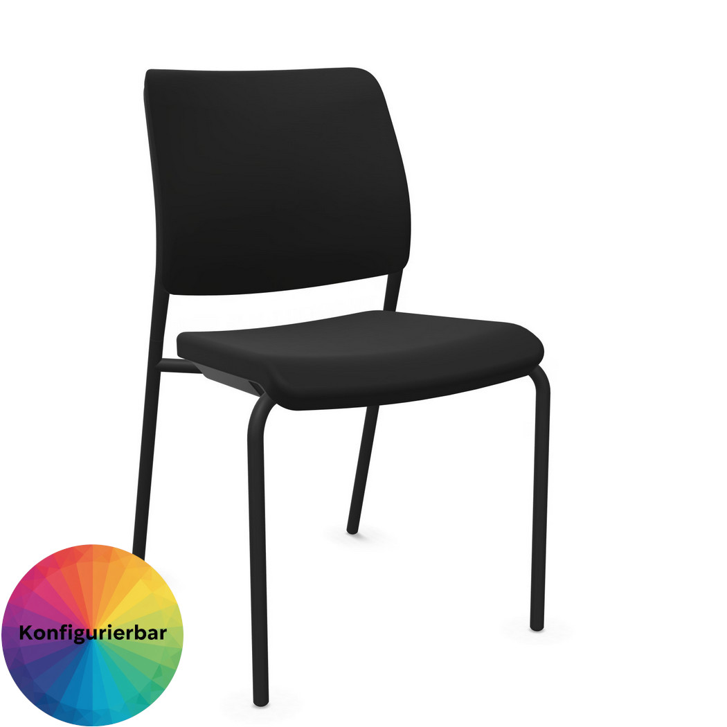 Dauphin Trend Office to-sync meet - stapelbarer Besucherstuhl mit... SC 9251