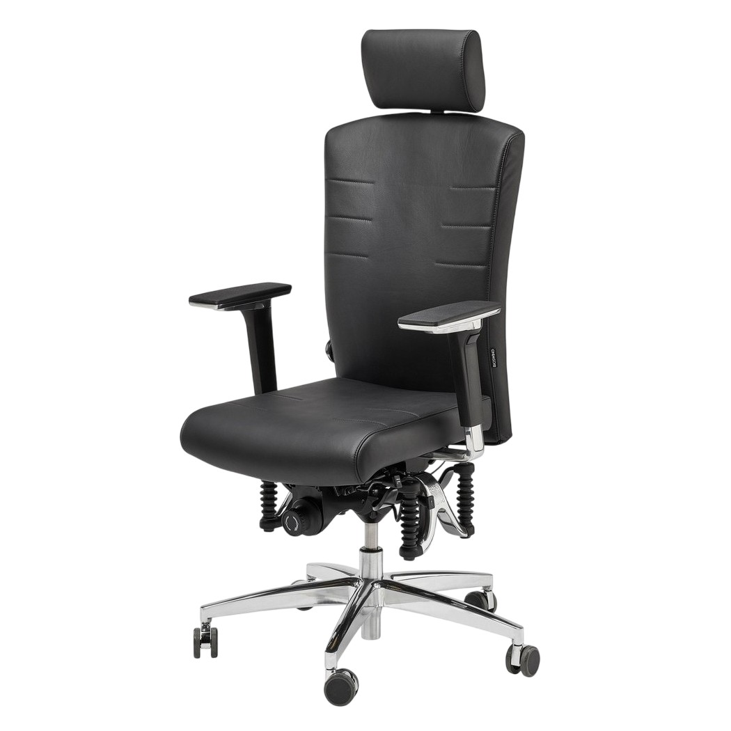 Haider BIOSWING 560 iQ - Bürodrehstuhl mit Nackenstütze -... 49510-L02