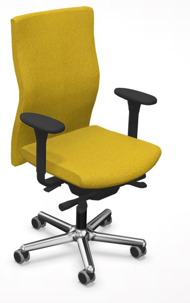 Löffler+ 1350 Komfortsitz mit Taschenfederkern - Bürodrehstuhl L+1350 Sitz Nr.5
